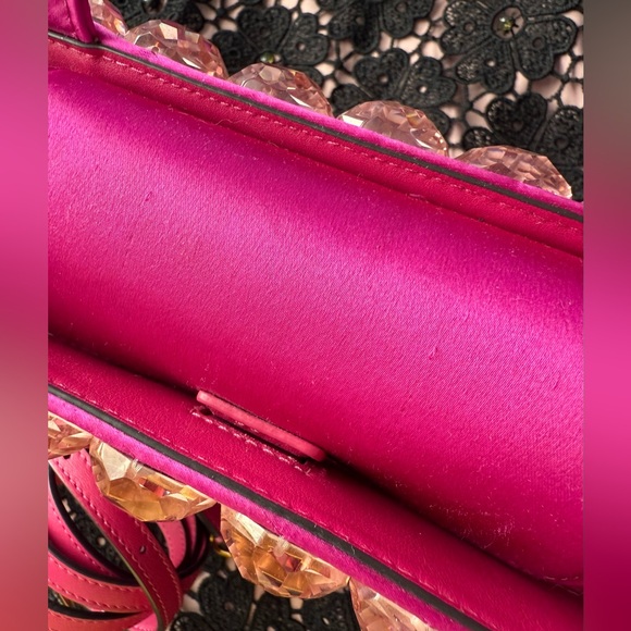 Kate Spade Sam Icon Candy Beaded Satin Small Tote Bag - Picture 12 of 16